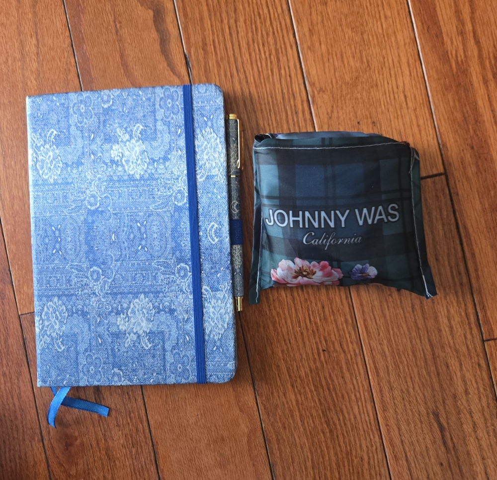 Johnny Was Journal & No Longer Adviable Foldable Travel Pouch